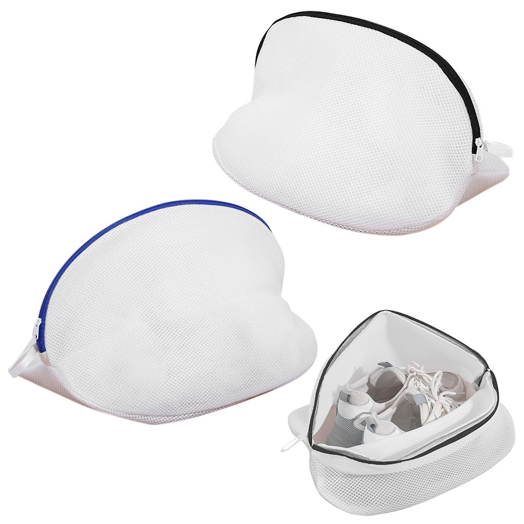 HASTHIP Laundry Bag for Shoes 17.7x11.8x11.8 in with Mesh Zipper Closure and Hanging Strap