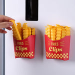 HASTHIP Snack Sealing Clips for Kitchen Organization with Magnetic Holder | 24 pcs PP Food Bag Sealers