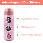 HASTHIP Anime Stickers Pack for Laptop and Phone featuring 110 pcs Waterproof Vinyl | Demon Slayer and Jujutsu Kaisen Designs