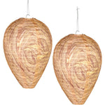 HASTHIP Wasp Nest Decoy for Gardens and Patios with 22x28cm Realistic Design | Waterproof Cloth Housing