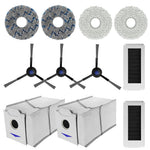 HASTHIP Replacement Accessories for Ecovacs Deebot N30 Pro Omni with 11 Pcs Kit | 3 Side Brushes 4 Mop Pads 2 Dust Bags 2 Filters