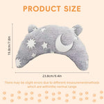 HASTHIP® Almohada para Mascotas de Peluche Suave con Diseño de Estrellas Que Brillan en la Oscuridad,Cojín Descanso para Gato y Perro Pequeño con Soporte Cabeza y Cuello,Duradero