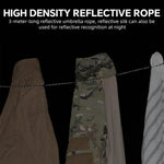 HASTHIP Clothes Drying Rope for Camping with 3m Length and Reflective Beaded Nylon Design