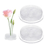 HASTHIP Flower Arrangement Tray 2.76 in Round Ikebana Holder with Suction Cups | 2 Pcs Plastic Stable Floral Frog