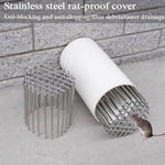 HASTHIP Metal Wire Grid Drain Outlet Stopper for 95 mm Pipes with Anti Rat Design | Rust Resistant 304 Stainless Steel