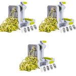 HASTHIP Vegetable Slicer for Kitchen with 5 Blades and Stable Suction Cup Base | Easy to Clean