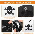 HASTHIP Halloween Wall Hangings for Home & Party with 13Pcs 3D Paper Silhouettes | Easy Hanging Decor