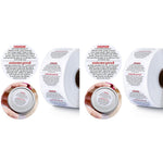 HASTHIP Warning Label Sticker for Candle Jars featuring 500 sheets | Self-Adhesive 1.5 inch