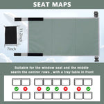 HASTHIP Airplane Footrest for Kids with Adjustable Straps 79×44cm Grey | Toddler Travel Bed