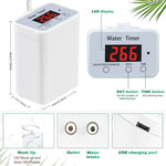 HASTHIP Auto Drip Irrigation System for Houseplants featuring Digital Water Timer 2 pcs | Solar Powered Self Watering