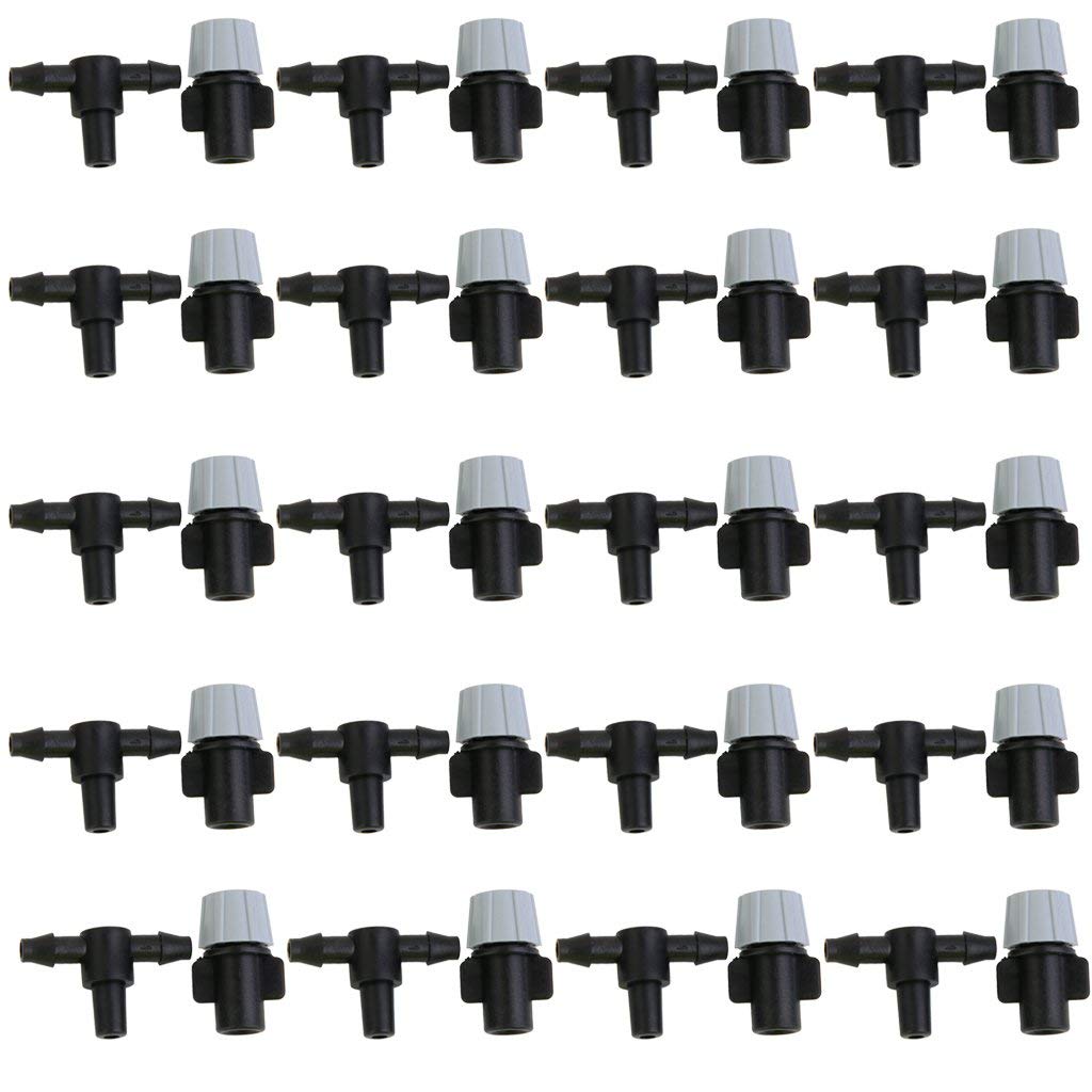 HASTHIP Sprinkler Heads for Garden Irrigation with Adjustable Misting Nozzle 120 pcs | ABS Plastic
