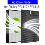 HASTHIP Air Purifier Filter Set for Philips FY1410 and FY1413 with Dual Filtration | 2Pcs Replacement Filters