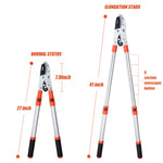 HASTHIP Branch Cutter for High Tree Pruning with 27–40 in Telescopic Handle and SK5 Steel Blade