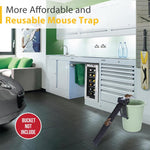 HASTHIP Mouse Trap for Mice and Small Rodents with Auto Reset Teeterboard | Humane Reusable Bucket Catcher
