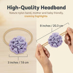 HASTHIP® 10-Piece Soft Floral Headbands for Babies