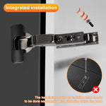 HASTHIP Cabinet Door Soft Close Hinges with Hydraulic Slow Closing Design