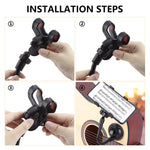 HASTHIP Guitar Phone Mount for Practice and Performance with 360° Adjustable Suction Cup | Fits 3.2–6.0 in Smartphones