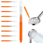 HASTHIP Shower Head Cleaner Tool for Unclogging Nozzles with 10 Fine Nylon Brushes | 4.3 in Detail Cleaning Set