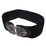 Women's Leather Waist Belt - Classic and Fashionable PU Leather Design with Wide Elastic Band for Comfortable Wear - Slim Your Waist and Midriff Instantly