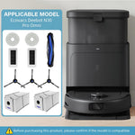 HASTHIP Replacement Parts for Ecovacs N30 Pro Omni with 10Pcs Kit including Brush and Filter Set