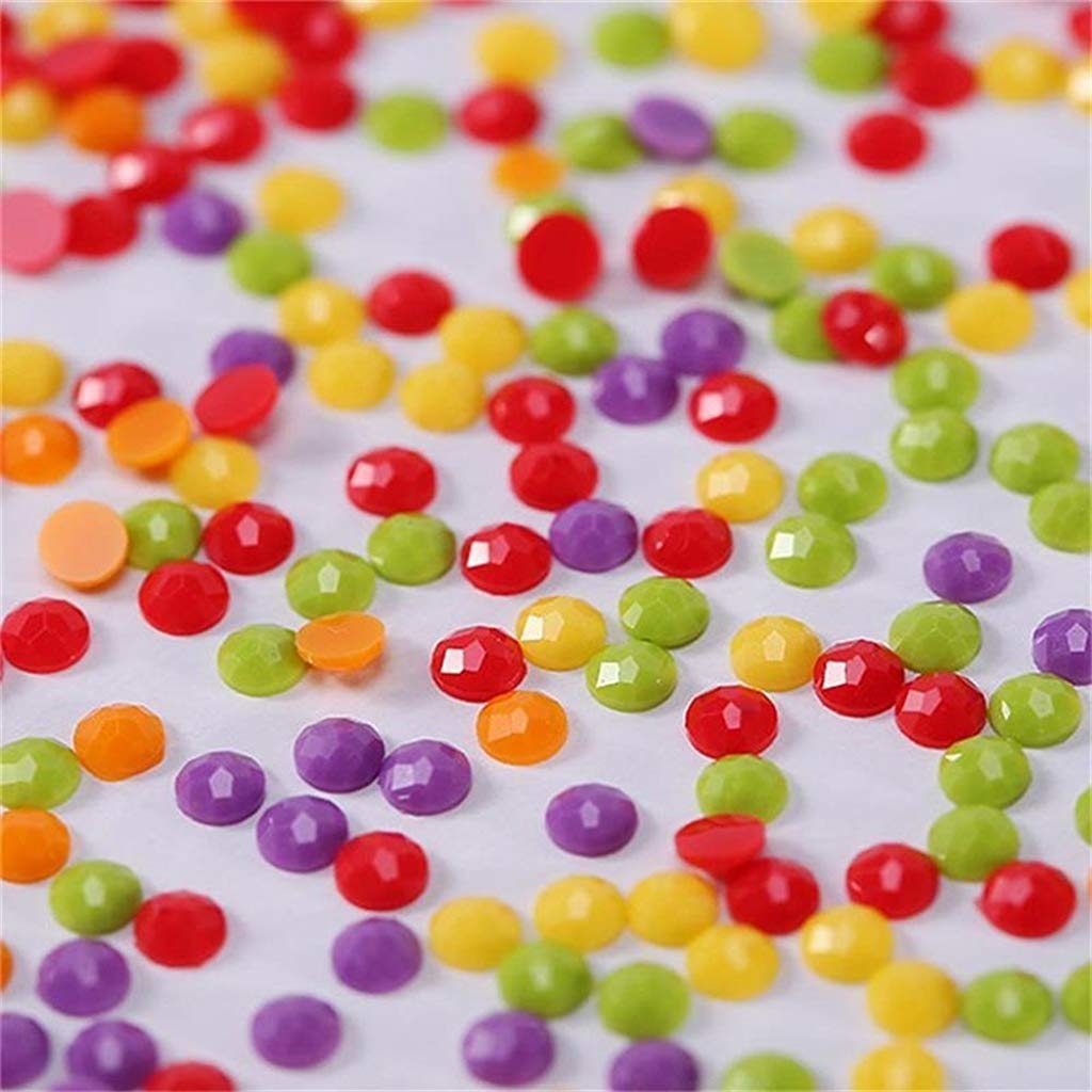 HASTHIP 5D Diamond Painting Kit for Home Wall Decor featuring Magic Cube Diamonds | 11.8x15.8In 3 PCS Full Drill Set