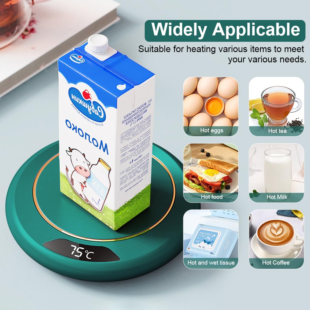 HASTHIP® Mug Warmer Milk Warmer with LCD Digital Display, Coffee Warmer for Home and Office Use, Ideal for 15-45 Year Olds in India, Keeps Your Beverage Warm