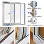 HASTHIP Door Sealing Strip for Doors and Windows featuring 10 m Self Adhesive Felt | Grey