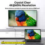 HASTHIP® Cable de Extensión USB C 3.3ft, USB Tipo C Macho a Hembra 3.2 Gen 2 10Gbps, 100W PD Carga Rápida, 4K 60Hz Video, Compatible con MacBook, iPad, iPhone, Steam Deck