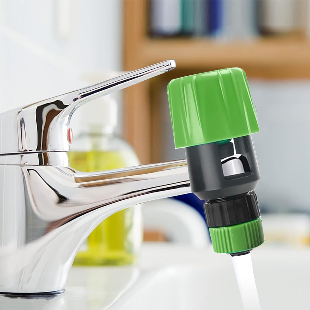 HASTHIP Garden Faucet Hose Adapters for Sink and Outdoor Use with Leak‑Proof Fit 2 Pcs