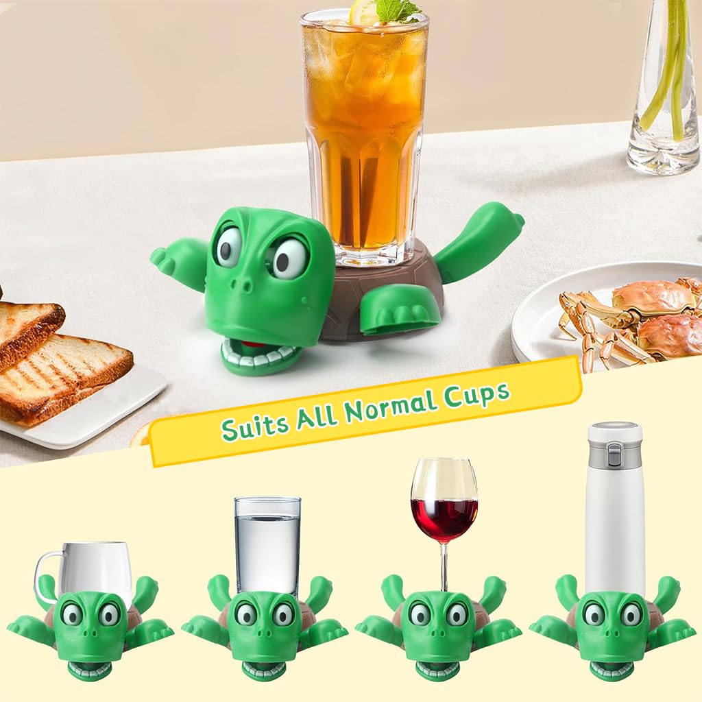 HASTHIP Turtle Coaster for Desk and Home with Anti Slip Turtle Shell Design | 17.5x12.5x5 cm Heat Resistant ABS Holder