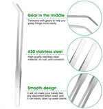 HASTHIP Tweezers for Aquarium with Straight Design and 27cm Size | Stainless Steel 2 PCS