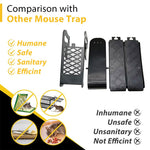 HASTHIP Mouse Trap for Mice and Small Rodents with Auto Reset Teeterboard | Humane Reusable Bucket Catcher