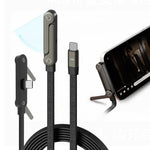 HASTHIP® Cable USB C a USB C 240W PD 5A,3.3FT Trenzado de Nailon Tipo,Carga Rápida y Transferencia de Datos Compatible con MacBook iPad Samsung Laptop y Teléfonos