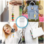 HASTHIP Customized Keychain Making Kit for Girls featuring Lobster Buckle and Keyring | 6 Pcs DIY Set