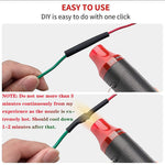 HASTHIP Mini Heat Gun for DIY Crafts with 300W Power and 200°C Heating | ABS & Stainless Steel