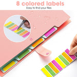 HASTHIP Accordion File Folder for Documents with 5 Compartments and Snap Closure | A4 Plastic Folders for School and Office