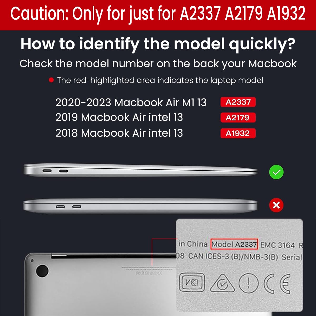 Laptop Case for MacBook Air M1 13 Inch