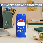 HASTHIP Beverage Can Sleeves 9PCS for 500ml Drinks with Zip Top Elastic Silicone Grip | Reusable