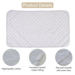 HASTHIP Ironing Blanket for Tabletop Use with 18.8x33.5 in Foldable Design | Heat Resistant Cotton Mat