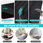 HASTHIP® 4x20 inches Silicone Sink Edge Protector Splash Guards Countertop Protectors for Kitchen Sink, Splash Guard for Bathtub Sink, Multifunction Dry and Wet Separation Strip
