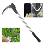 HASTHIP Axe Tool for Wood Cutting and Grass Removal with 52 cm Handle | High Manganese Steel 2 in 1 Design