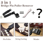 HASTHIP Guitar Repair Kit for Acoustic Maintenance with String Winder and Cutter | 28PCS Set