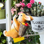 HASTHIP Cute Resin Climbing Bunny for Planters featuring Rope & Hook | Whimsical Home Decor