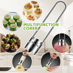 HASTHIP Bell Pepper Seed Corer for Easy Core Removal featuring Serrated Teeth and 304 Stainless Steel | 1 Pack Kitchen Tool