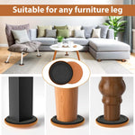 HASTHIP Chair Leg Floor Protectors for Wooden Floors with 3.5 in Felt Pads | Noise Reduction