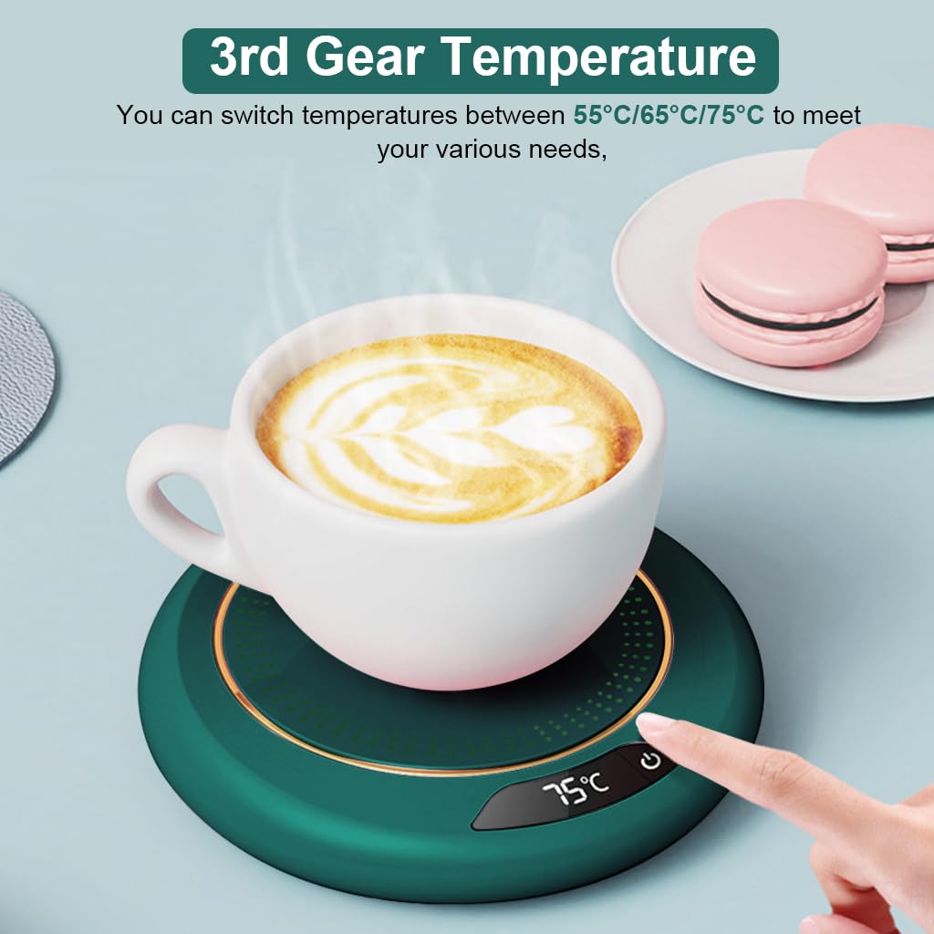 HASTHIP® Mug Warmer Milk Warmer with LCD Digital Display, Coffee Warmer for Home and Office Use, Ideal for 15-45 Year Olds in India, Keeps Your Beverage Warm