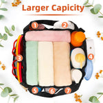 HASTHIP Mesh Shower Caddy for College Dorm and Gym Use with 8 Pockets Quick Dry Nylon | Hanging Toiletry Bag for Travel