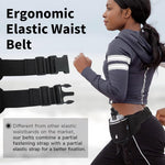 HASTHIP Running Belt with Dual Water Bottles Adjustable Hydration Waist Pack