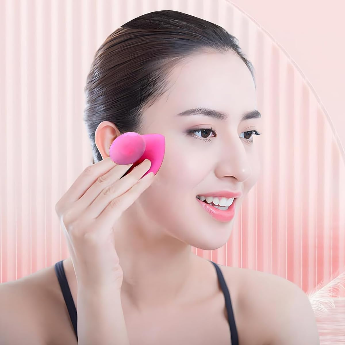 HASTHIP Facial Cupping Set for Skin Rejuvenation with 7 Pcs Multi Size Silicone Cups | Dual Action Exfoliating Brush
