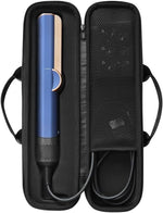 HASTHIP® Estuche de Viaje para Dyson Airstrait,Funda Rígida Impermeable con Bolsillo de Malla,Estuche Almacenamiento y Transporte Compatible con Alisador Cabello Airstrait HT01 - Negro